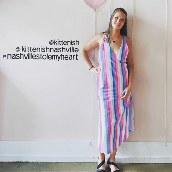 Privacy Please Striped Dress - Picture 2 of 6